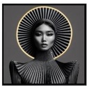Tableau Muse Geometry LED 100x100cm